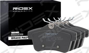 RIDEX 402B0543 - Brake Pad Set, disc brake autospares.lv