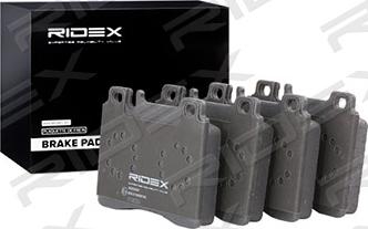 RIDEX 402B0547 - Brake Pad Set, disc brake autospares.lv