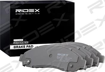 RIDEX 402B0555 - Brake Pad Set, disc brake autospares.lv