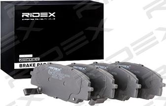 RIDEX 402B0513 - Brake Pad Set, disc brake autospares.lv