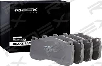 RIDEX 402B0538 - Brake Pad Set, disc brake autospares.lv