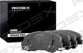 RIDEX 402B0524 - Brake Pad Set, disc brake autospares.lv