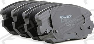 RIDEX 402B0525 - Brake Pad Set, disc brake autospares.lv