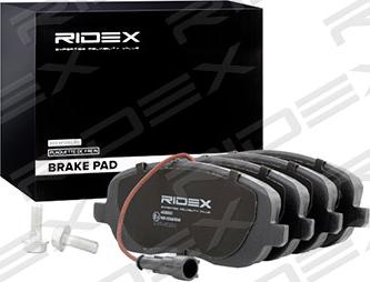 RIDEX 402B0521 - Brake Pad Set, disc brake autospares.lv