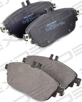 RIDEX 402B0570 - Brake Pad Set, disc brake autospares.lv