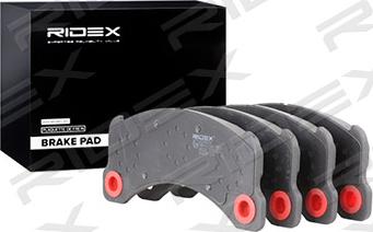 RIDEX 402B0694 - Brake Pad Set, disc brake autospares.lv