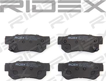 RIDEX 402B0690 - Brake Pad Set, disc brake autospares.lv