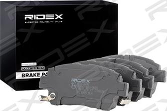 RIDEX 402B0698 - Brake Pad Set, disc brake autospares.lv