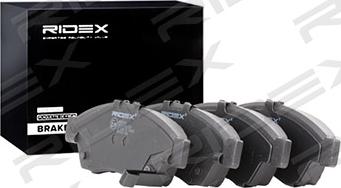 RIDEX 402B0669 - Brake Pad Set, disc brake autospares.lv