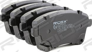 RIDEX 402B0609 - Brake Pad Set, disc brake autospares.lv