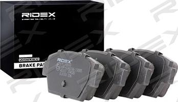 RIDEX 402B0608 - Brake Pad Set, disc brake autospares.lv