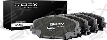 RIDEX 402B0685 - Brake Pad Set, disc brake autospares.lv