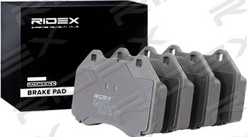 RIDEX 402B0680 - Brake Pad Set, disc brake autospares.lv