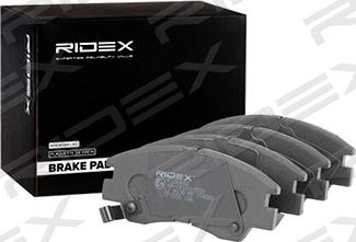 RIDEX 402B0682 - Brake Pad Set, disc brake autospares.lv
