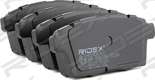 RIDEX 402B0636 - Brake Pad Set, disc brake autospares.lv