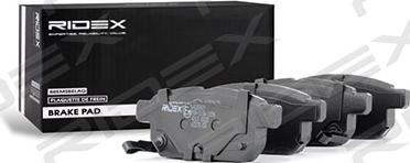 RIDEX 402B0629 - Brake Pad Set, disc brake autospares.lv