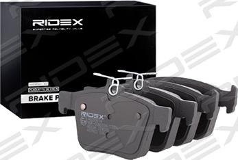 RIDEX 402B0674 - Brake Pad Set, disc brake autospares.lv