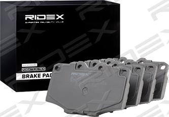 RIDEX 402B0671 - Brake Pad Set, disc brake autospares.lv