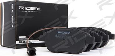 RIDEX 402B0096 - Brake Pad Set, disc brake autospares.lv