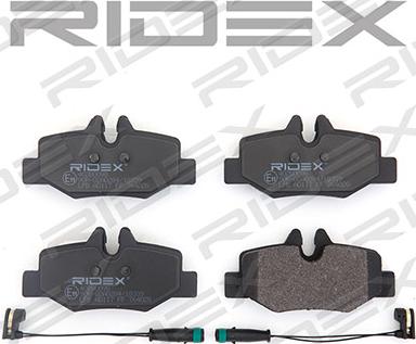 RIDEX 402B0098 - Brake Pad Set, disc brake autospares.lv