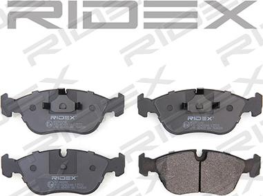 RIDEX 402B0092 - Brake Pad Set, disc brake autospares.lv