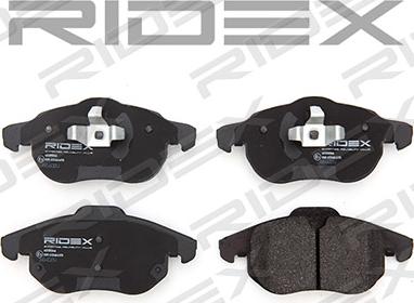 RIDEX 402B0044 - Brake Pad Set, disc brake autospares.lv