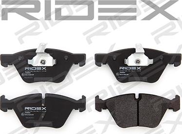RIDEX 402B0046 - Brake Pad Set, disc brake autospares.lv