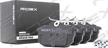 RIDEX 402B0040 - Brake Pad Set, disc brake autospares.lv