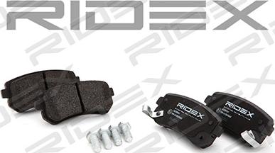 RIDEX 402B0041 - Brake Pad Set, disc brake autospares.lv