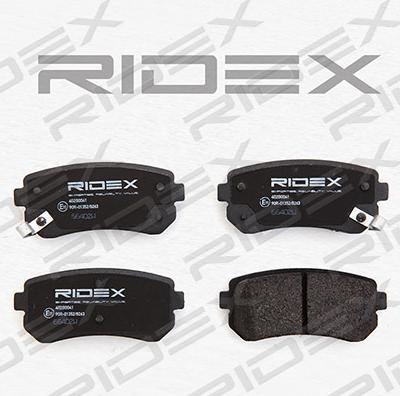 RIDEX 402B0041 - Brake Pad Set, disc brake autospares.lv