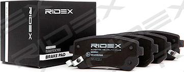 RIDEX 402B0041 - Brake Pad Set, disc brake autospares.lv