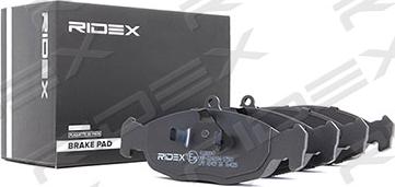 RIDEX 402B0047 - Brake Pad Set, disc brake autospares.lv