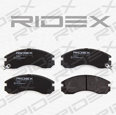 RIDEX 402B0069 - Brake Pad Set, disc brake autospares.lv