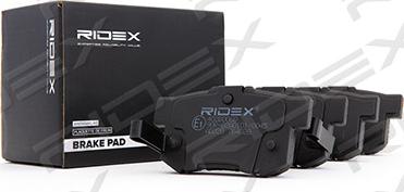 RIDEX 402B0060 - Brake Pad Set, disc brake autospares.lv