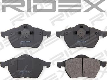 RIDEX 402B0006 - Brake Pad Set, disc brake autospares.lv