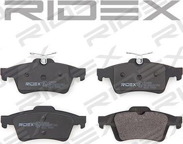 RIDEX 402B0008 - Brake Pad Set, disc brake autospares.lv