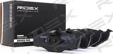 RIDEX 402B0016 - Brake Pad Set, disc brake autospares.lv