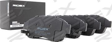 RIDEX 402B0084 - Brake Pad Set, disc brake autospares.lv