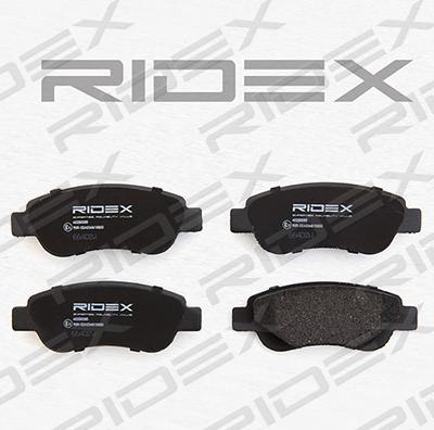 RIDEX 402B0085 - Brake Pad Set, disc brake autospares.lv