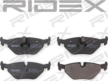 RIDEX 402B0088 - Brake Pad Set, disc brake autospares.lv