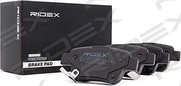 RIDEX 402B0020 - Brake Pad Set, disc brake autospares.lv