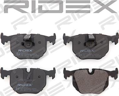 RIDEX 402B0070 - Brake Pad Set, disc brake autospares.lv