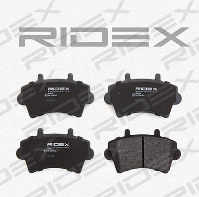 RIDEX 402B0196 - Brake Pad Set, disc brake autospares.lv