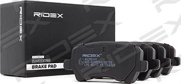 RIDEX 402B0141 - Brake Pad Set, disc brake autospares.lv