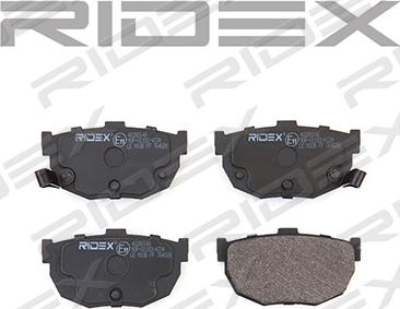 RIDEX 402B0148 - Brake Pad Set, disc brake autospares.lv