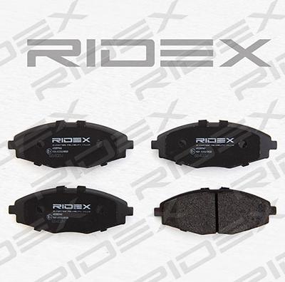 RIDEX 402B0143 - Brake Pad Set, disc brake autospares.lv