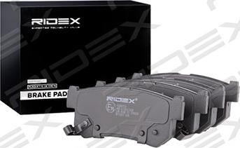 RIDEX 402B0159 - Brake Pad Set, disc brake autospares.lv