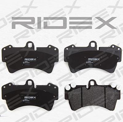 RIDEX 402B0156 - Brake Pad Set, disc brake autospares.lv