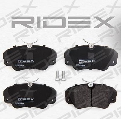 RIDEX 402B0153 - Brake Pad Set, disc brake autospares.lv