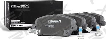 RIDEX 402B0152 - Brake Pad Set, disc brake autospares.lv